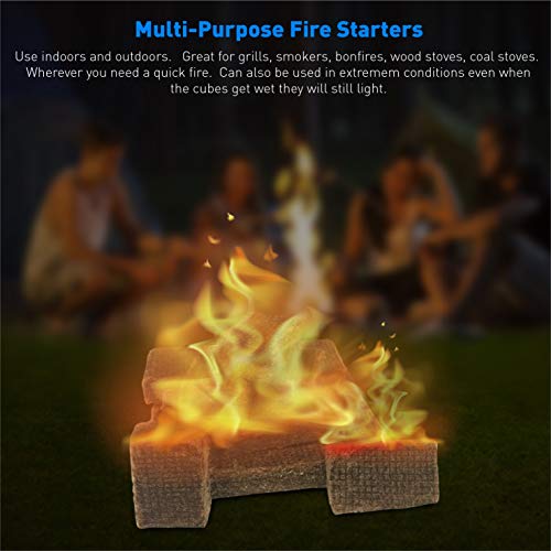 Eco Cubes Fire Starter Squares – Great Fire Starters For Wood Stove, Fireplace, Charcoal Grill – Quantity 168 #TOP6