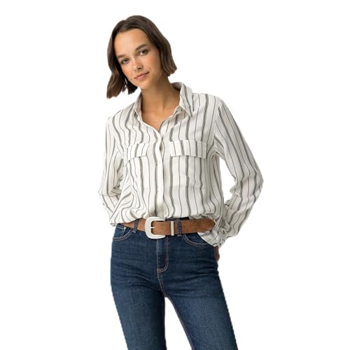 Tiffosi Camisa Fluida con Bolsillos