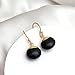 Gempires Natural Handmade Teardrop Gemstone Earrings Golden Obsidian Crystal Jewelry Hypoallergenic Gold Plated Lightweight Dangling Earrings For Women