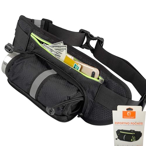 Pochete para Corrida Caminhada Academia com Suporte para Garrafa D Agua´ Impermeavel com Saida para