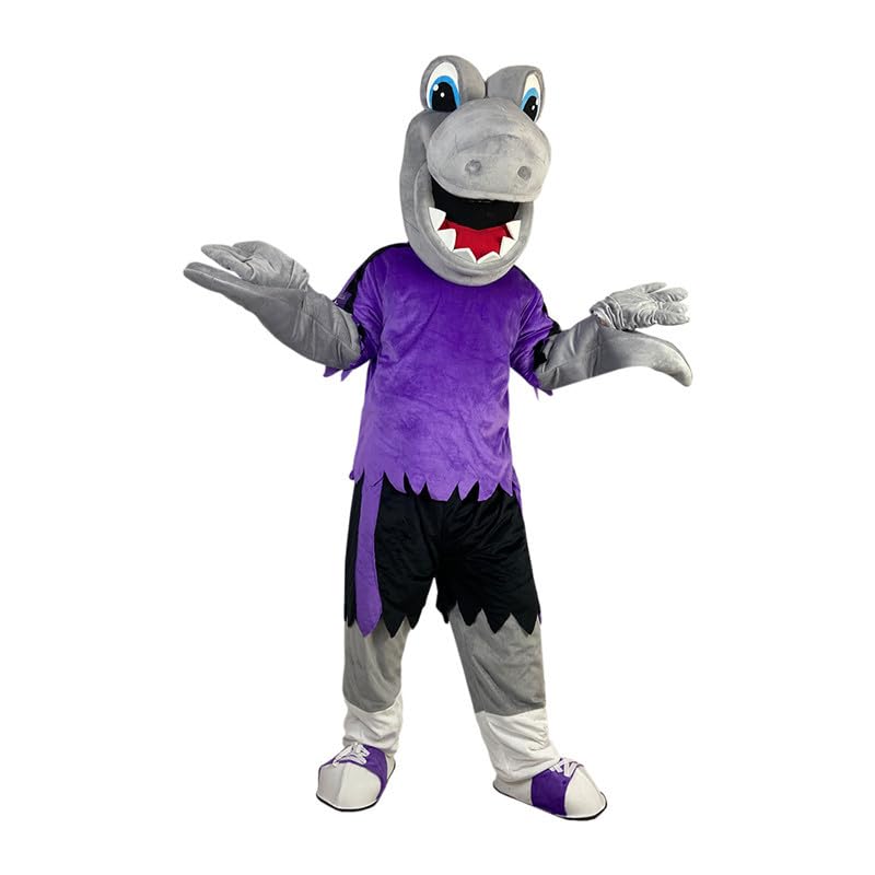 Sport Grey Shark Mascot Costume Fancy Dress Cosplay Clothes