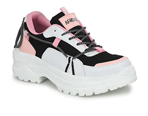 Image of AFROJACK Womens Casual Shoes | Sneakers | Lace up| Lightweight Shoes w402