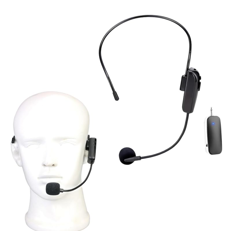 Drumstone 𝟏𝟓-𝐘𝐞𝐚𝐫 𝐖𝐚𝐫𝐫𝐚𝐧𝐭𝐲 Professional Wireless Microphone for Teaching, Public Speaking & Live Performance | Clear Sound, Universal Compatibility, Long Range | Portable & Reliable