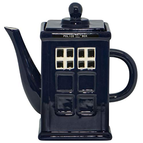 Tetera de cocina coleccionable con diseño de Dr Who Police Box
