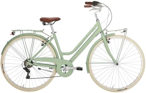 Bonneville 6v, Bicicleta de Ciudad para Mujer, Menta Verde, 28"