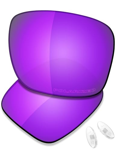 Image of SAUCER Premium Replacement Lenses & Nosepads for Oakley Holbrook Ti OO6048 | UV400 Protection, Anti-Scratch, Precise Fit