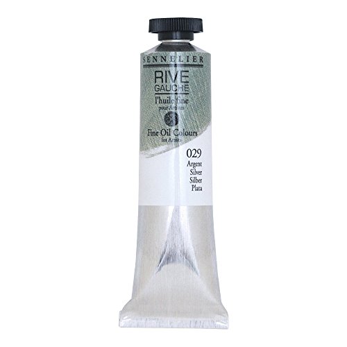 Image of Sennelier Rive Gauche Fine Oil Color for Artists, 40ml Tube, Silver 029