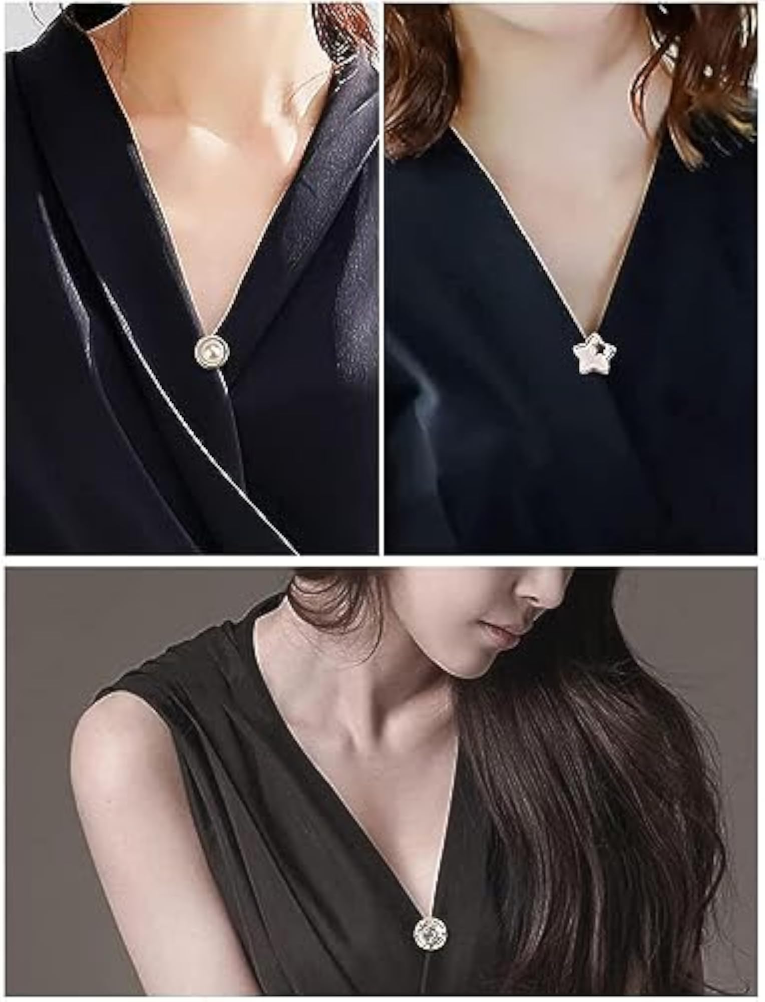 Elegant Brooch Pins for Modesty and Decoration