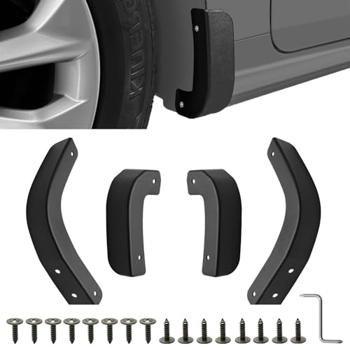 Coldairsoap Mud Flap Delete for 2019-2025 Chevy Silverado 1500-13002 Mud Guards Compatible with Chevrolet Silverado 1500 Accessories Front & Rear Mudflap Replacement Kit