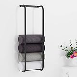 Towel Rack Wall Mounted, Bathroom Towel Storage, Stainless Steel Towel Racks for Bathroom, Bath...