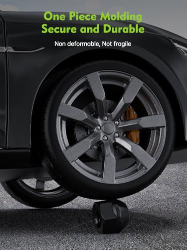 Image of AUTOPTIM M10x1.25 Open End Lug Nuts - 16 Pcs Black Lugnuts for ATV Wheel | Replacement for Polaris Sportsman Can-Am Commander Maverick Outlander Renegade Honda TRX Kawasaki, Conical Seat Nuts