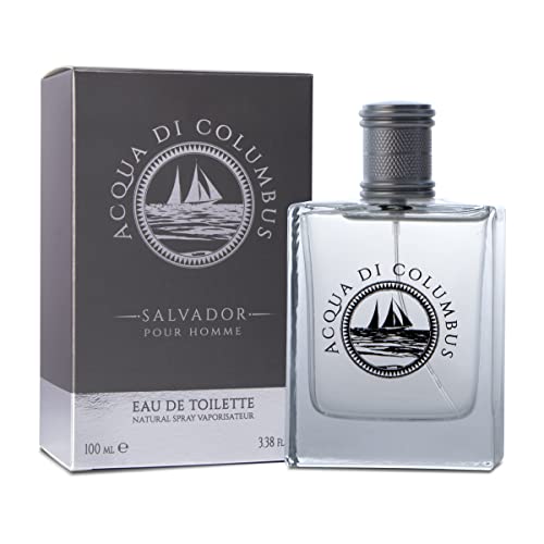 Diamond ACQUA DI COLUMBUS | Salvador Eau de Toilette - Profumo Uomo Acqua di Colombus, Note Agrumate e Speziate, Made in Italy, 100 ml