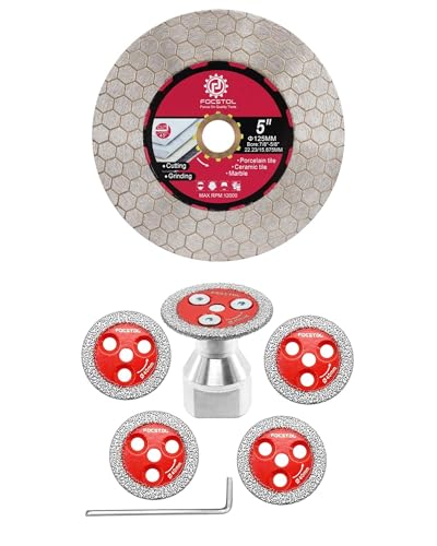 Disque diamant carrelage 125mm et mini disques 40mm FOCSTOL pour meulage