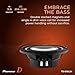 PIONEER D-Series TS-D10LS4 10” High Performance Subwoofer – 1200W Max, Shallow-Mount Design, 4 Ohm Voice Coil, Deep Bass in Tight Spaces, Compact, Slim, Truck/Car Subwoofer
