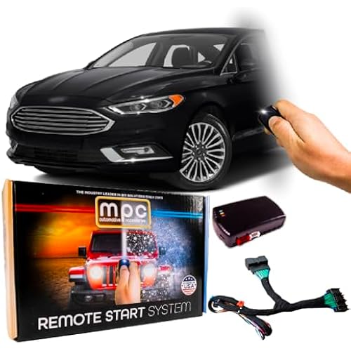 MPC Remote Start Kit Compatible with 2014-2020 Ford Fusion || Plug n Play Harness || 10 Minute Install || Zero Wire Splicing || Push to Start || Hybrid Vehicles