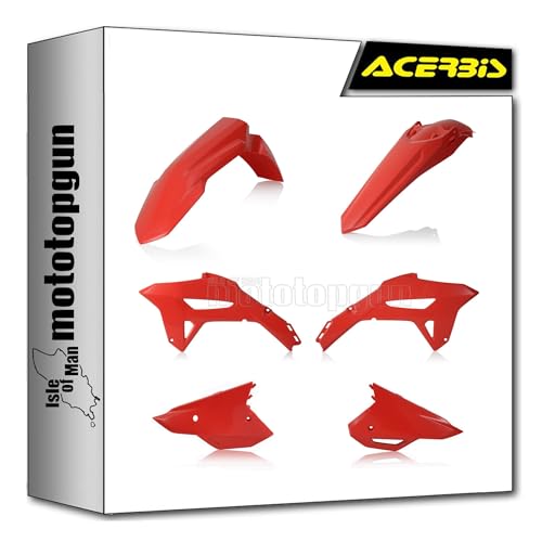 Cache carenage rouge pour Honda CRF 250 R 2022 plastique Acerbis