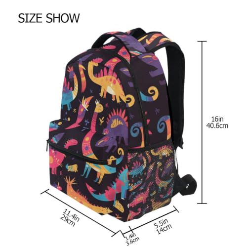 Sac à dos scolaire dinosaure premium avec finitions de qualité - 4