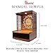 Heartily Mangal Beautiful Wooden Pooja Stand for Home Temple and Office Puja Mandir - Wall Mounted with LED Spot Light - Size (H- 15.5, L- 11.5, W-11 Inch)