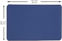 Vista 3 de Mabel Home Tapete antifatiga, 3 tamaños (20 x 32 y 20 x 39 y 24 x 70), 16 colores – Tapete de escritorio de pie – Resistente a las manchas – Parte