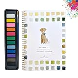 yingling [Perfektes kreatives Geschenk]: Ein ideales Geschenk für Kinder, Jugendliche oder Erwachsene, die Kunst lieben. Weihnachtswasserfarbe Buch Funken Kreativität, lindern Stress und genießen Sie ein nachdenkliches Geschenk, das schöne handgefertigte Erinnerungen inspiriert