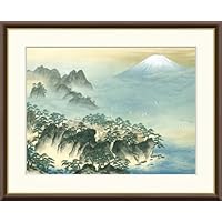 横山大観　冬の夕　日本画　額装　絵画 楽天市場】絵画 日本の名画 冬の夕 横山大観 額入り インテリア