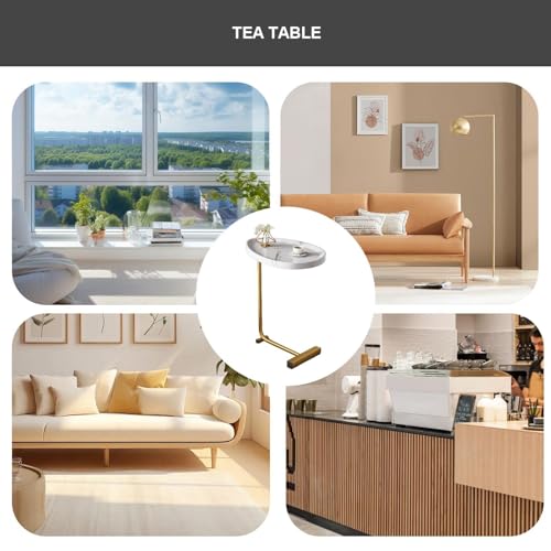 Mesa de sofá moderna de diseño compacto y acabados de lujo 5