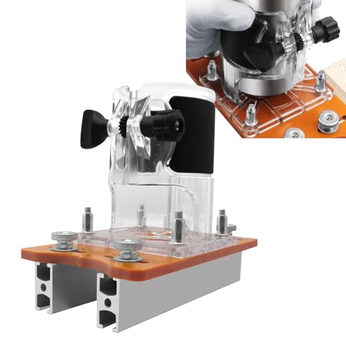 Wood Trimmer Router Base - Wear Resistant, Long Service Life, Compact Design for Cabinets Closet, Furniture