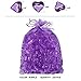 AiFanS 225PCS Purple Heart Shaped Marbles – Acrylic Heart Gems for Vase Fillers, Table Scatter, Home Décor & Centerpieces, Perfect for Valentine's Day Decorations