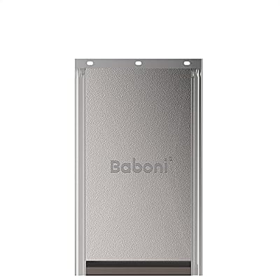 Baboni Replacement Flap for Dog and Cat Doors Including Screws, Small(5 1/8 in x 8 7/8 in)