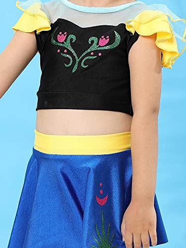 Image of Lito Angels Baby Little Girls Princess Swimming Costume Two-Pieces One Pieces Swimsuit Bathing Suit