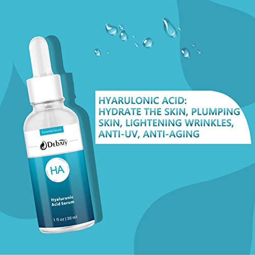 Hyaluronic Acid Serum For Face, Facial Moisturizer Skincare Fades Wrinkles Repair Brightening Firming Hydrating For Skin Care (1Fl Oz) #TOP6