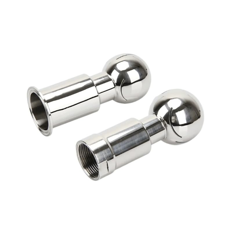 Rotary Spray Cleaning Ball Rotary Spray Ball 304 SS BSP Internal Thread CIP 360 Degree Rotating 28mm 1-2 inch(1.2 in)