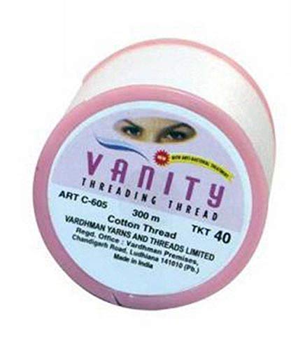 4 Spool Vanity Eyebrow Threading Thread | Antibakterielle Baumwollfäden | Gesichtshaarentfernung | antibakteriell Augenbrauen Threading Threads | Vanity Cotton Threads - Image 4