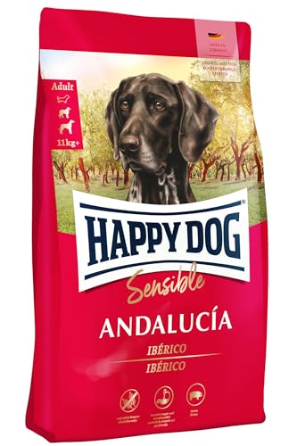 Happy Dog Sensible Andalucía M 1 kg - Trockenfutter, Geschmacksrichtung Schwein
