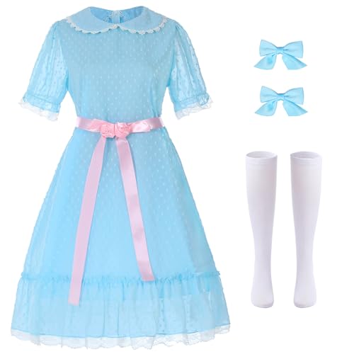 LUCKYBUNNY Women's Halloween Twin Costumes Blue Puff...