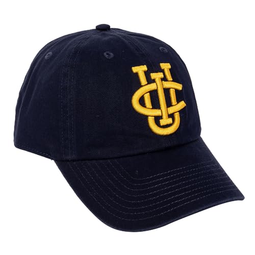 Gorra deportiva bordada ajustable azul miniatura 1