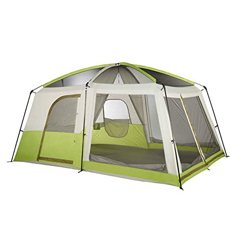 Tente camping 8 places montage rapide pour éviter la pluie et loger toute la famille ensemble