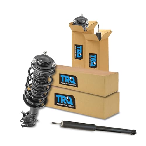 Image of TRQ Front and Rear Complete Strut Assembly & Shock Absorber Kit Complete Strut & Coil Spring Assembly Compatible with 2013-2015 Honda Civic