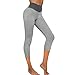 Seamless Fitness Donne Yoga Leggings Stretch Corsa Palestra Ritagliata Pantaloni Stretti Tasca Patchwork Griglia Allenamento Activewear Pantaloni Skinny Plus Size, grigio, 46