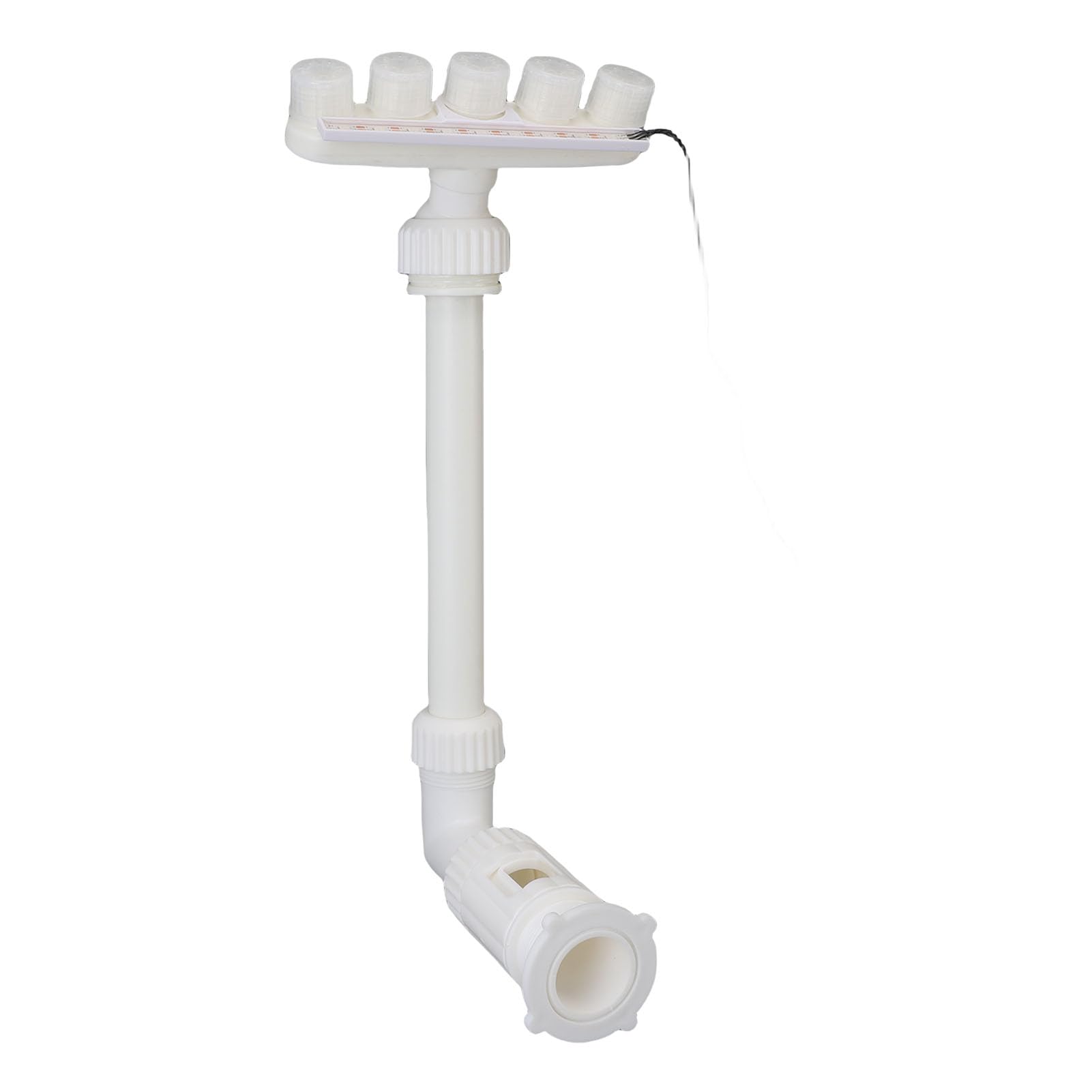 TOPINCN Fontana per Piscina a Energia Solare LED, Irrigatore RGB Colorato