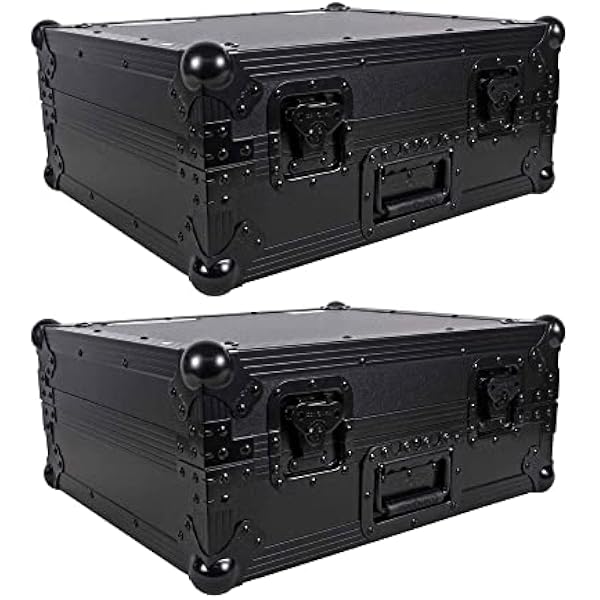 Odyssey Case FZ1200BL - Fundas de almacenamiento para tocadiscos Numark y Stanton con asa, color negro (paquete de 2) 🥇✔️ ® A Pedido 🏆™