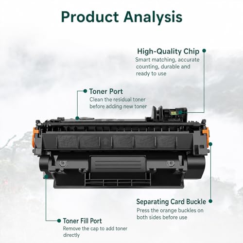 Toner 320 compatible Canon CRG-320 résout les pannes d'impression de texte pack de 4 - 7