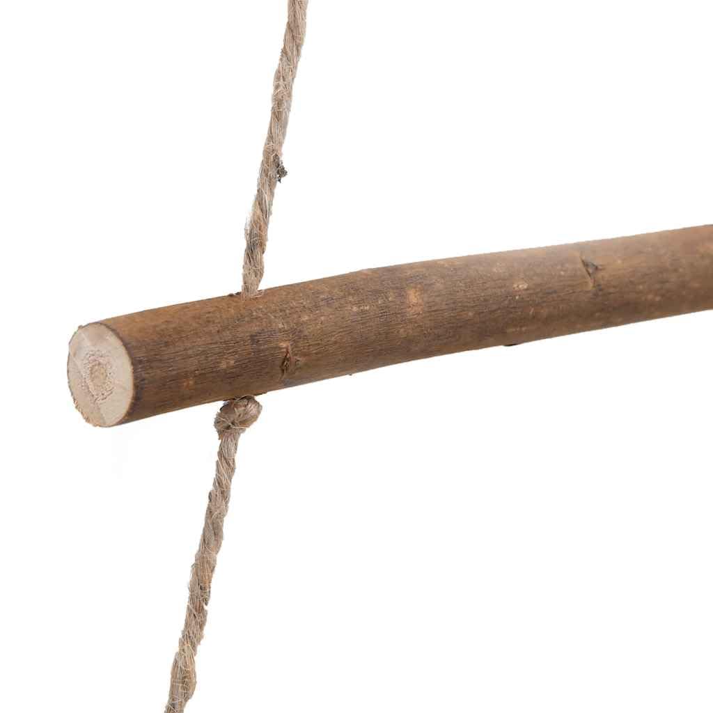 Albero di Natale sospeso 86 x 180 cm, rami naturali con punta a stella, decorazione rustica in legno per parete e porta, decorazione natalizia salvaspazio