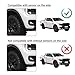 Fender Flares Wheel Arch Kit Compatible For Ford Ranger Next Gen T9 22-23 Compatible For Wildtrak And Wildtrak-X Models With Parking Sensor