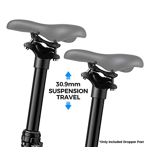 Fastace 27.2/30.9/31.6Mm Bike Dropper Post, 440Mm Mtb Suspension Seat Post Aluminum Alloy With 1500Mm Remote Cable For Mountain , Road Bicycle (30.9Mm X 400Mm Center Cable) #TOP3