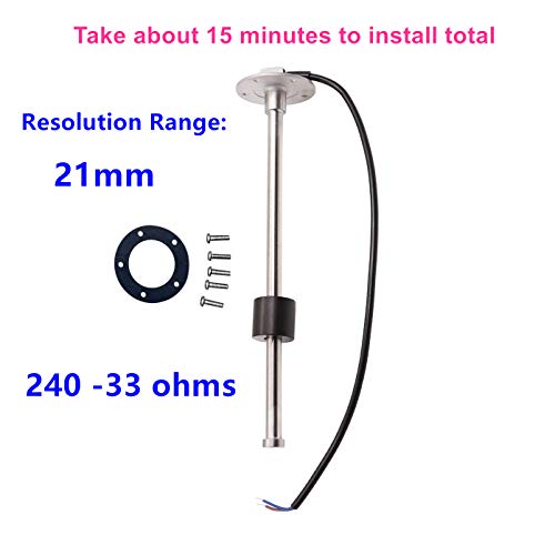 AODITECK 11"(280mm) Boat Fuel Tank Sending Unit 240-33 Ohm Marine Sender by AODITECK - Image 2