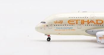 [値下げ]ETIHAD航空AIRBUS A380 1/400 1:400 for JC Wings for Etihad Airways for Airbus A380 A6-APD