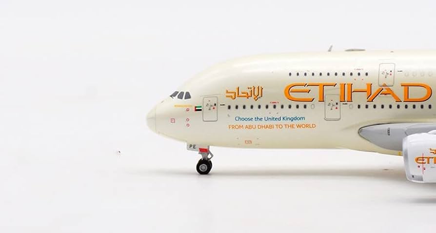 Amazon.com: JC Wings for ETIHAD for Airbus A380 A6-APE