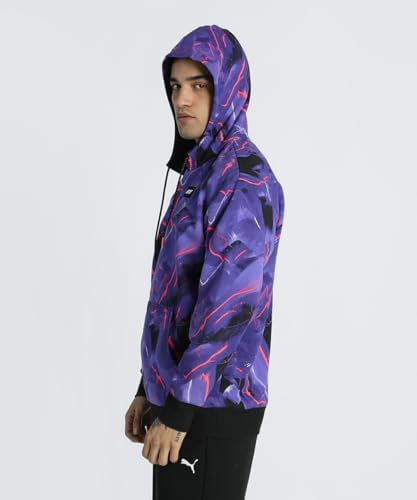 Puma Motorsports Motter 625744 F1 Neon Energy AOP Hoodie, Fleece