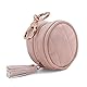 Itzy Ritzy IOMOY Pacifier Case with Clip – Pacifier Charm Pod Includes Clasp to Easily Attach to a Diaper Bag or Purse; Measures 2.5” in Diameter and Holds 2 Pacifiers, Black’